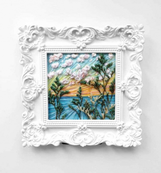 Вышитые пейзажи от Каролины Торрес