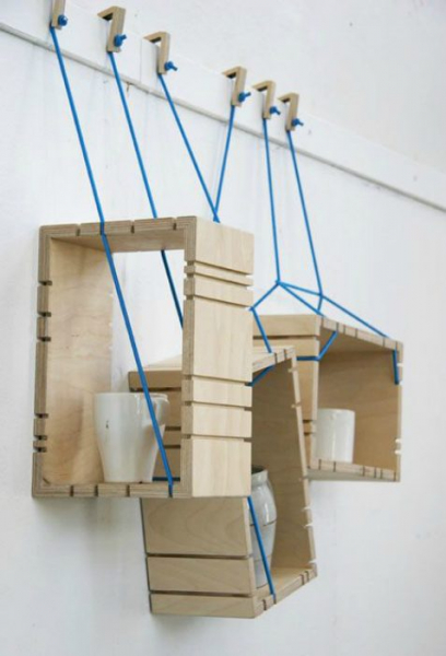 15 необычных предметов мебели и элементов декора, сделанных из ниток, веревок и канатов