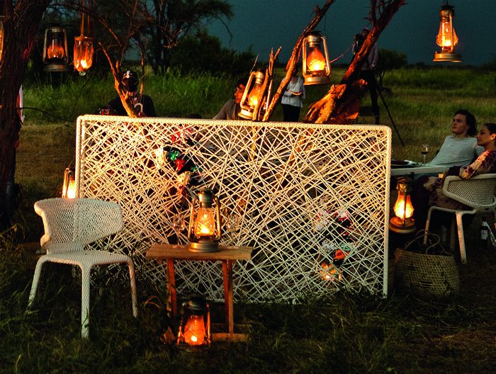 15 необычных предметов мебели и элементов декора, сделанных из ниток, веревок и канатов