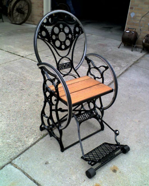 17 интересных идей, использования старых велосипедных деталей