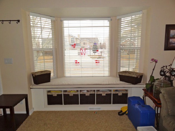 20 примеров комфортных мест у окна, которые сэкономят место в интерьере