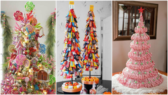 23 новогодние ёлки из подручных средств, не уступающие в своей красоте настоящим