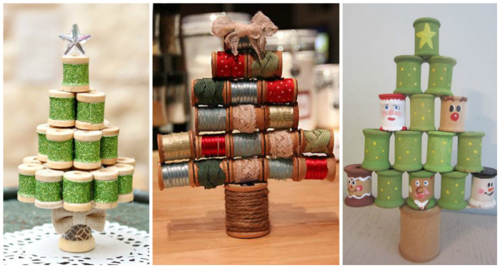 23 новогодние ёлки из подручных средств, не уступающие в своей красоте настоящим