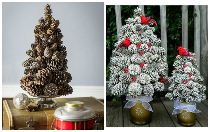 23 новогодние ёлки из подручных средств, не уступающие в своей красоте настоящим