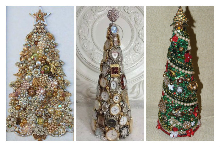 23 новогодние ёлки из подручных средств, не уступающие в своей красоте настоящим