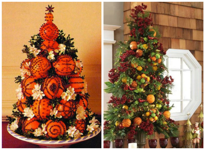 23 новогодние ёлки из подручных средств, не уступающие в своей красоте настоящим