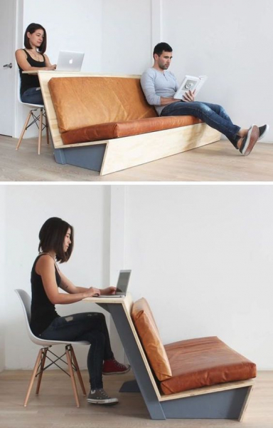 50 Гениальных конструкций «умной» мебели для небольших помещений