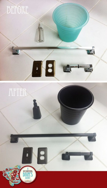 Декор из ненужных вещей: что можно сделать с помощью спрей-краски своими руками