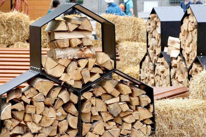 Идеи для укладки дров