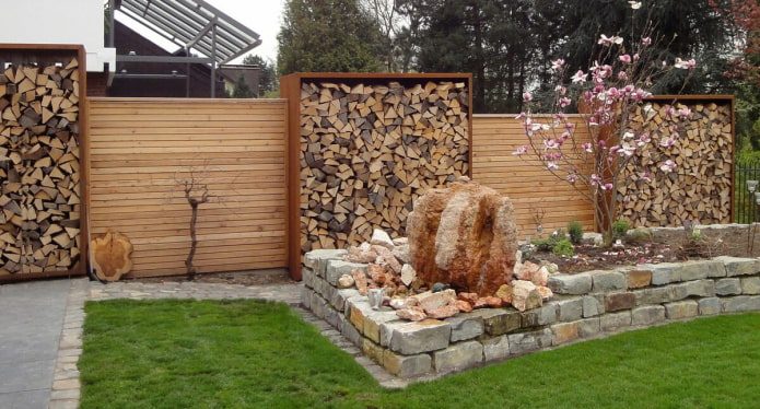 Идеи для укладки дров