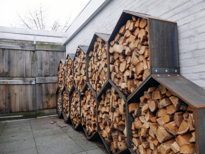 Идеи для укладки дров