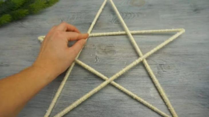 Интересная идея из простой пряжи