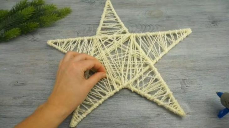 Интересная идея из простой пряжи