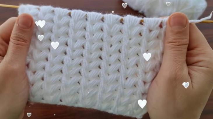 Красивейший узор крючком для кардиганов, свитеров, шарфов, снудов