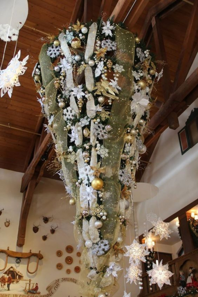 Новогодние ёлки вверх ногами