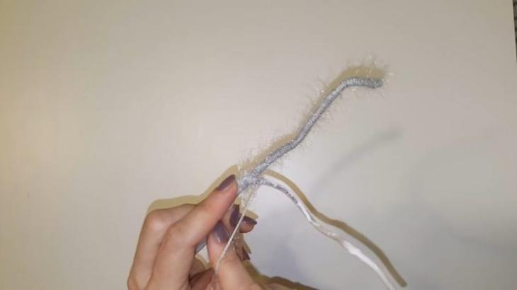 Очаровательная ёлочка из пряжи