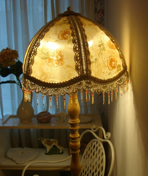 Оригинальный абажур своими руками: инструкций как сделать каркас и подобрать ткани