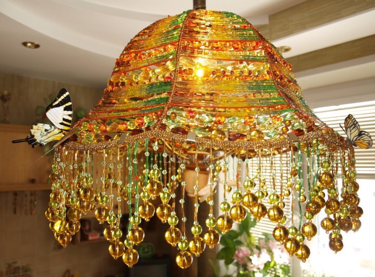 Оригинальный абажур своими руками: инструкций как сделать каркас и подобрать ткани