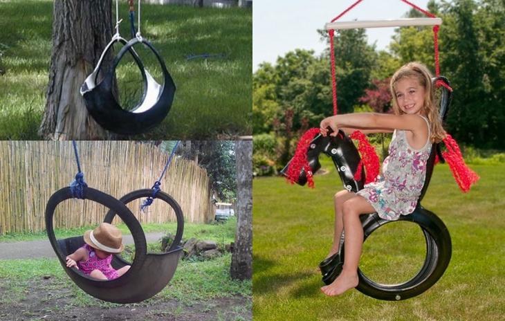 Поделки из шин — интересные и креативные идеи украшения сада и участка