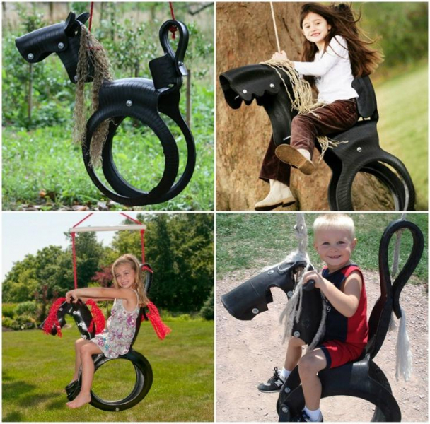 Поделки из шин — интересные и креативные идеи украшения сада и участка