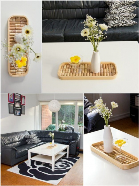 Поделки из винных пробок для вашего интерьера