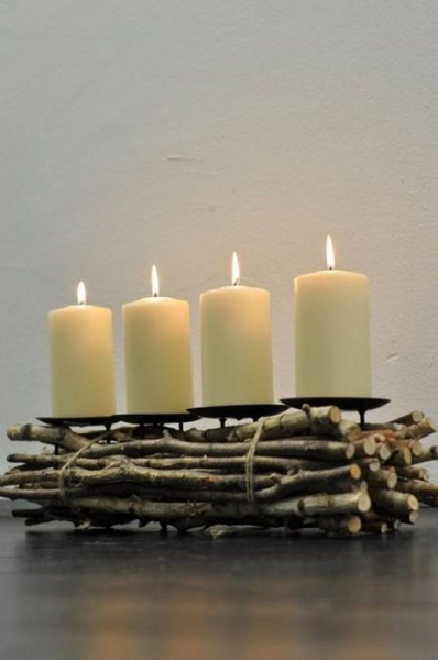 Подсвечники, которые можно сделать своими руками