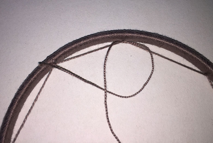 Пошаговая схема плетения ловца снов: 4 мастер-класса