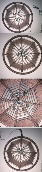 Пошаговая схема плетения ловца снов: 4 мастер-класса