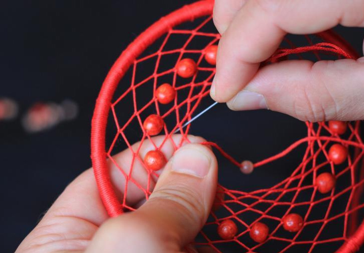 Пошаговая схема плетения ловца снов: 4 мастер-класса