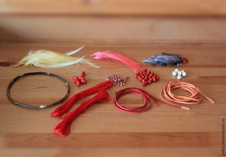 Пошаговая схема плетения ловца снов: 4 мастер-класса