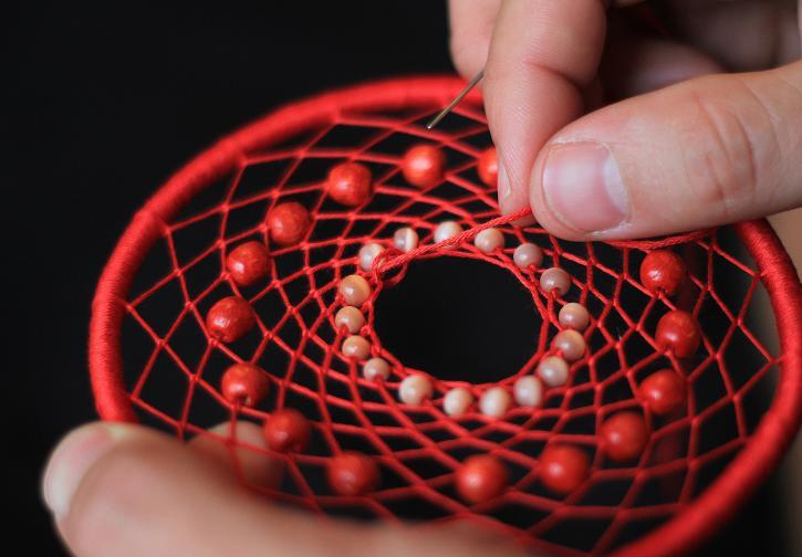 Пошаговая схема плетения ловца снов: 4 мастер-класса