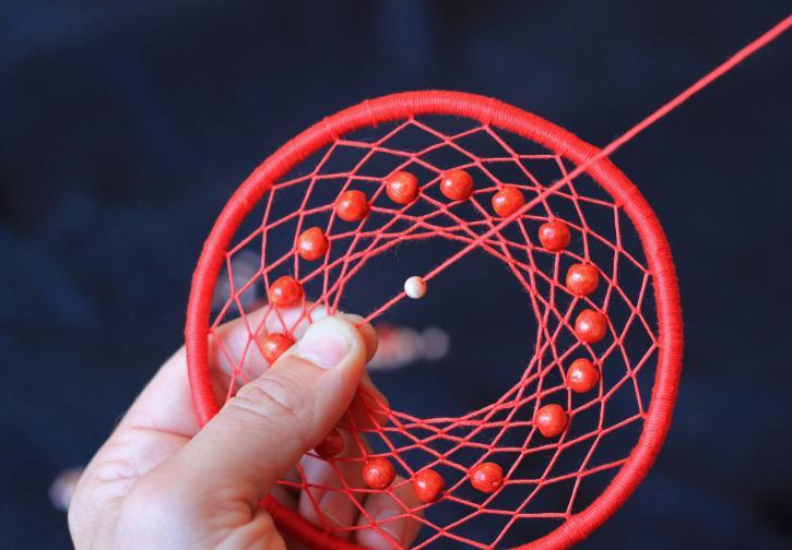 Пошаговая схема плетения ловца снов: 4 мастер-класса