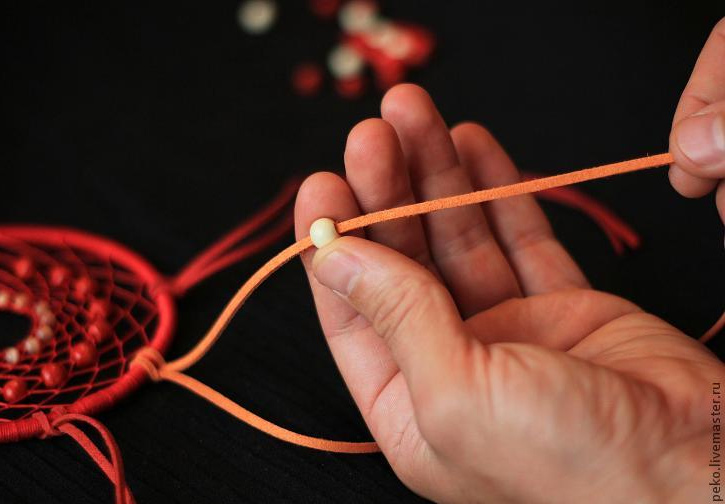 Пошаговая схема плетения ловца снов: 4 мастер-класса