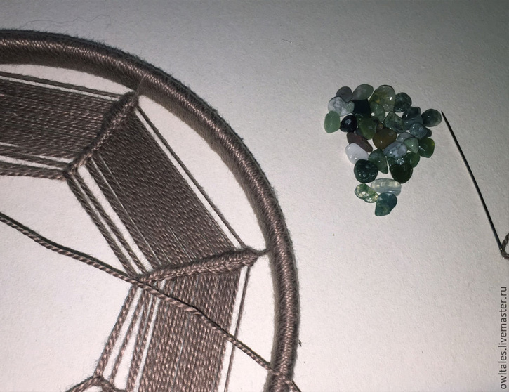 Пошаговая схема плетения ловца снов: 4 мастер-класса