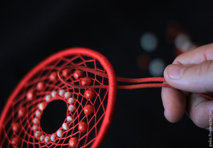 Пошаговая схема плетения ловца снов: 4 мастер-класса