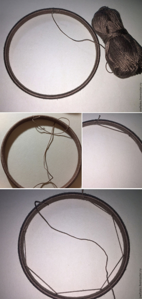 Пошаговая схема плетения ловца снов: 4 мастер-класса