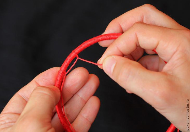 Пошаговая схема плетения ловца снов: 4 мастер-класса