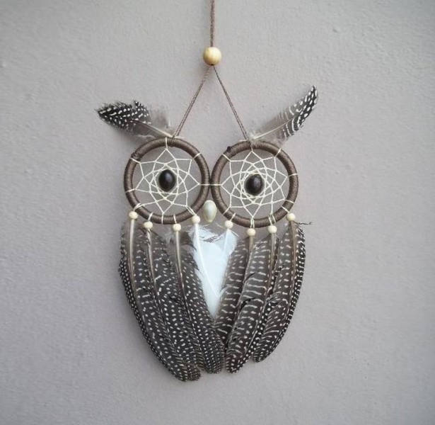 Пошаговая схема плетения ловца снов: 4 мастер-класса