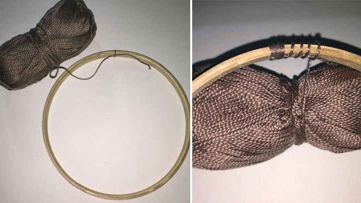 Пошаговая схема плетения ловца снов: 4 мастер-класса