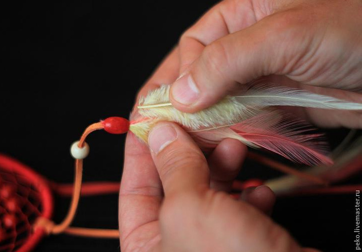 Пошаговая схема плетения ловца снов: 4 мастер-класса