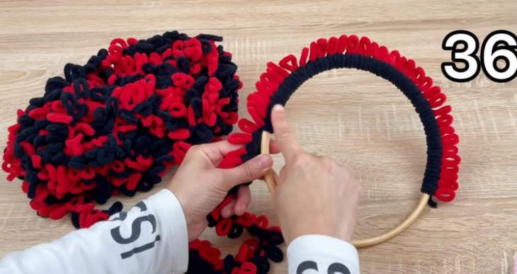 Сумка из необычной пряжи