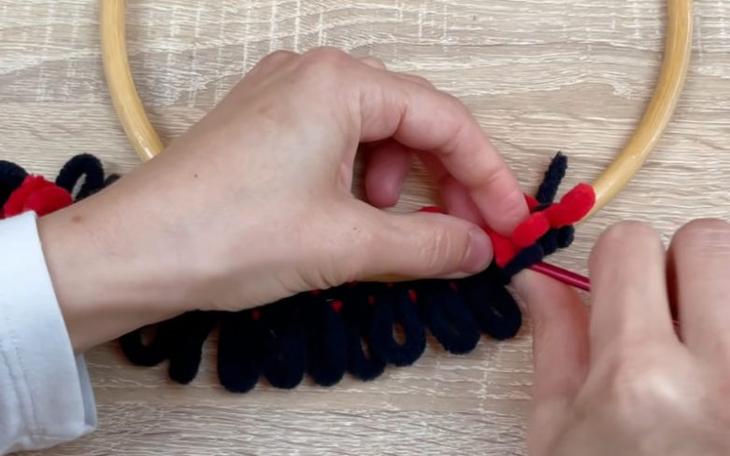 Сумка из необычной пряжи