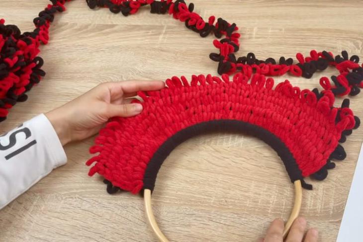 Сумка из необычной пряжи