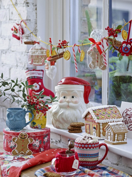 Украшения на окна к новому году — фото новинок