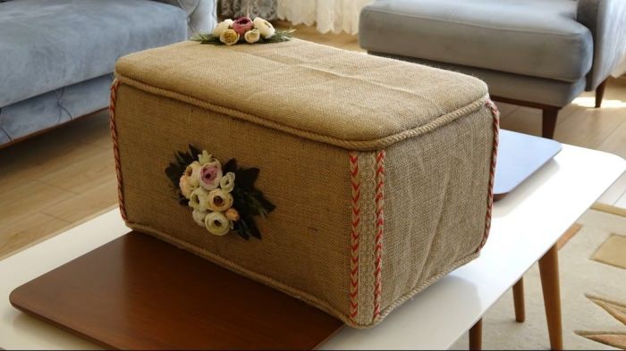 12 идей, что и как можно сделать из ненужной мешковины