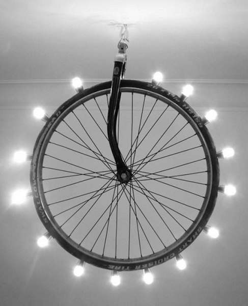 25 творческих вариантов использования колеса в домашнем декоре