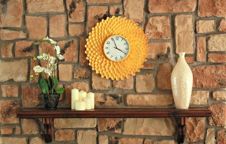 60 чудесных примеров настенных часов, которые вы захотите сделать