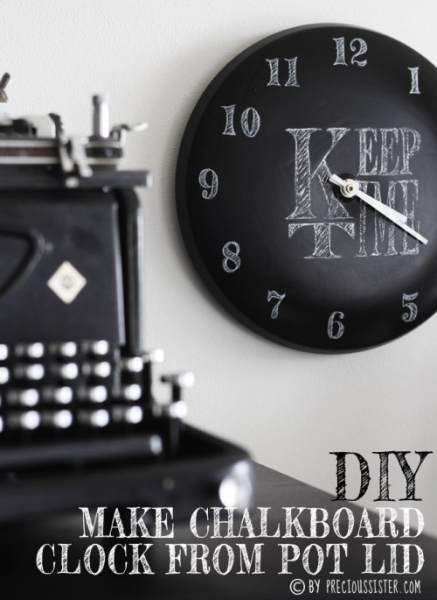 60 чудесных примеров настенных часов, которые вы захотите сделать