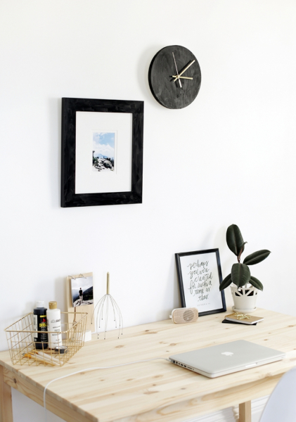 60 чудесных примеров настенных часов, которые вы захотите сделать