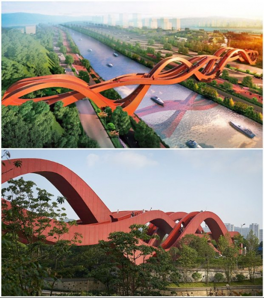 8 современных мостов в разных местах планеты, в реальность которых трудно поверить